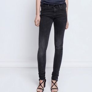 Zadig and Voltaire- Eva Gris skinny jeans